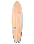 Cortez Woodcraft Fish Surfboard 6ft 9 Dovetail