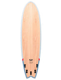 Cortez Woodcraft Fish Surfboard 7ft 0 Dovetail