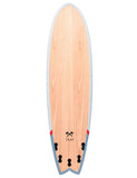 Cortez Woodcraft Fish Surfboard 6ft 6 Dovetail