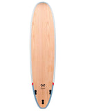 Cortez Woodcraft Mini Mal Surfboard 7ft 4 Dogwood - Bob Gnarly Surf