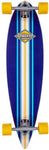 D-Street Pintail Ocean 35" Longboard Skateboard Blue - Bob Gnarly Surf