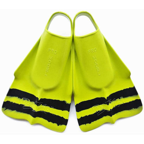 DaFin Swim Fins - Slyde - Yellow & Black - Bob Gnarly Surf