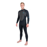 Dakine Mens Quantum Back Zip Full Suit 5/4/3 GBS (Black / Grey) - Bob Gnarly Surf