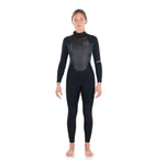 Dakine Womens Quantum Back Zip Full Suit 3/2mm (Black / Grey) - Bob Gnarly Surf