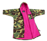 dryrobe® Advance Weatherproof Changing Robe Camo/Pink - Bob Gnarly Surf