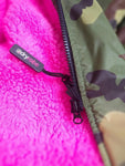 dryrobe® Advance Weatherproof Changing Robe Camo/Pink - Bob Gnarly Surf