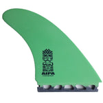 Futures Akila Fiberglass Twin Fin Blue Green - Bob Gnarly Surf