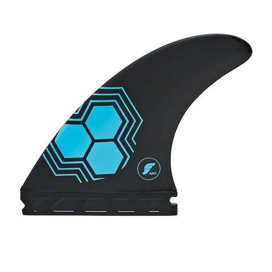 Futures AM1 Alpha Size Medium Thruster Set Blue - Bob Gnarly Surf