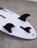 Futures Pukas AL Fibreglass Twin With Trailer - Bob Gnarly Surf