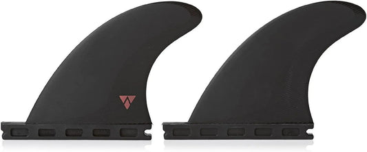 Futures QD2 3.75 Quad Rear Size Small Alpha Black - Bob Gnarly Surf