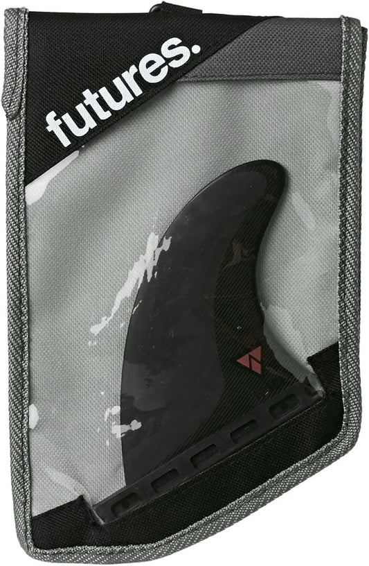 Futures QD2 3.75 Quad Rear Size Small Alpha Black - Bob Gnarly Surf