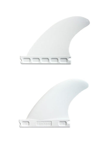 Futures SB1 Thermotech Side Bite Fins Small White - Bob Gnarly Surf