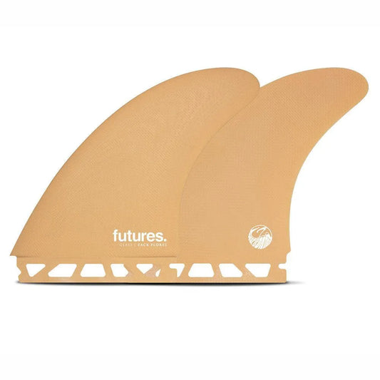 Futures Zack Flores Twin Fin Orange - Bob Gnarly Surf