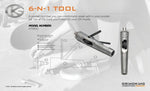 Grindking Tool 6 In 1 Skate Tool Raw - Bob Gnarly Surf