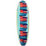 Mobyk 7'0 Classic Long Softboard - Electric Lemon - Bob Gnarly Surf