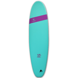 Mobyk 7'0 Classic Long Softboard - Turquoise - Bob Gnarly Surf