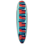 Mobyk 7'6 Classic Long Softboard - Midnight Blue - Bob Gnarly Surf