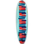 Mobyk Classic Long Softboard - Blue Curacao - Bob Gnarly Surf