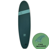 Mobyk Classic Long Softboard - Mallard Green - Bob Gnarly Surf