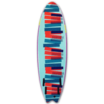 Mobyk Quad Fish Softtop Surfboard Violet Jade - Bob Gnarly Surf