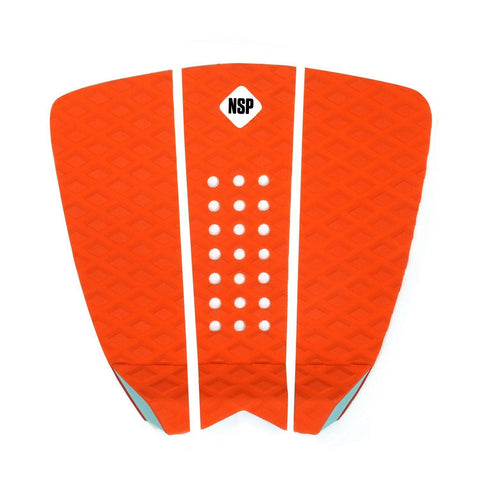 NSP 3 Piece Recycled Traction Tail Pad Orange - Bob Gnarly Surf