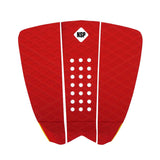 NSP 3 Piece Recycled Traction Tail Pad Red - Bob Gnarly Surf