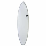 NSP 6’4 Elements Fish White - Bob Gnarly Surf