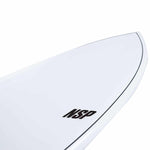 NSP 6’4 Elements Fish White - Bob Gnarly Surf