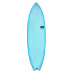 NSP 6’4 Protech Fish FTU Blue Tint - Bob Gnarly Surf