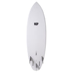 NSP 6’6 Elements Tinder D8 White Surfboard - Bob Gnarly Surf