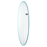 NSP 6’8 Magnet PU Sky Blue - Bob Gnarly Surf