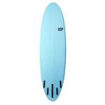 NSP 7’6 Magnet PU Sky Blue Surfboard - Bob Gnarly Surf