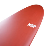 NSP 8’0 Protech Longboard Surfboard Red Tint - Bob Gnarly Surf