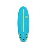 Ocean & Earth 4'8" Bug Twin Fin Soft Surfboard Blue - Bob Gnarly Surf