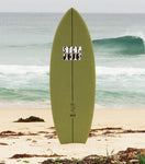 Ocean & Earth 5'0 Dakoda Epoxy Softboard Stacey Bullet Olive - Bob Gnarly Surf