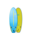 Ocean & Earth 5 Ft 6 Bug 3 Fin Soft Surfboard Blue - Bob Gnarly Surf