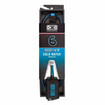 Ocean & Earth 6’0 One-Xt Cold Premium Water Leash – Black Blue - Bob Gnarly Surf