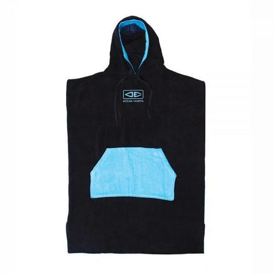 Ocean & Earth Daybreak Hooded Robe Poncho Blue - Bob Gnarly Surf