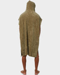 Ocean & Earth Daybreak Hooded Robe Poncho Olive - Bob Gnarly Surf