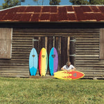 Ocean & Earth MR 6'0 Epoxy Soft Super Twin Fin Surfboard Blue - Bob Gnarly Surf