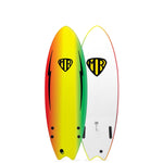 Ocean & Earth MR Ezi-Rider Rasta Twin Fin 5'6 - Bob Gnarly Surf