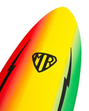 Ocean & Earth MR Ezi-Rider Rasta Twin Fin 5'6 - Bob Gnarly Surf