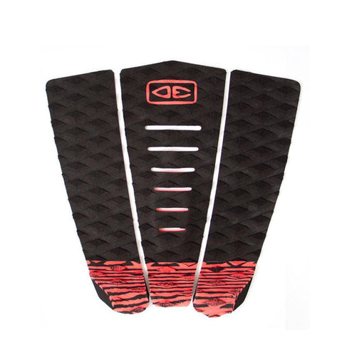 Ocean & Earth Simple Jack 3 Piece Tail Traction Pad Coral - Bob Gnarly Surf