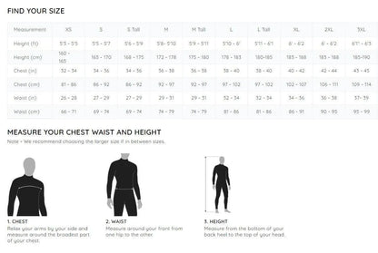 Osprey Origin Mens 3/2 Full Length Wetsuit - Bob Gnarly Surf