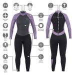 Osprey Women's Zero 5mm Winter Full Length Wetsuit - Bob Gnarly Surf