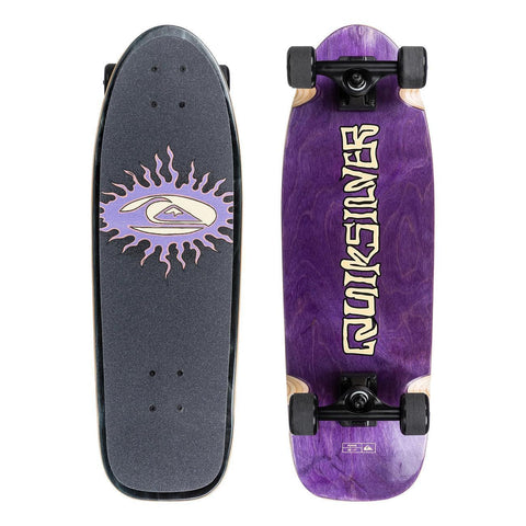Quiksilver Fusion Skateboard Dark Purple - Bob Gnarly Surf