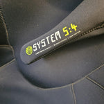 Sola Kids System 5/4mm Front Zip Wetsuit Black