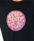 Rip Curl Filgree Boy Tee Shirt Black - Bob Gnarly Surf