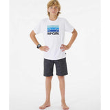Rip Curl Surf Revival Mumma Boy Tee Shirt White - Bob Gnarly Surf