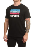 Rip Curl Surf Revival Waving Tee Black - Bob Gnarly Surf